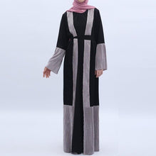 Load image into Gallery viewer, Open Abaya Turkey Kimono Dubai Muslim Hijab Dress Abayas Kaftan For Women Caftan Islamic Clothing Jilbab Femme Musulman Cothes
