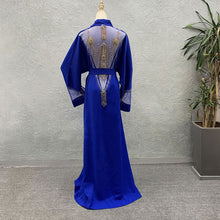 Load image into Gallery viewer, Eid Ramadan Kaftan Dubai Arabic Abaya Kimono Cardigan Hijab Muslim Dress Turkish Islam Clothing African Dresses For Women Niqab
